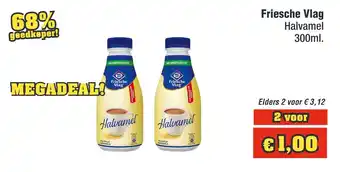 Budget Food Friesche Vlag Halvamel aanbieding