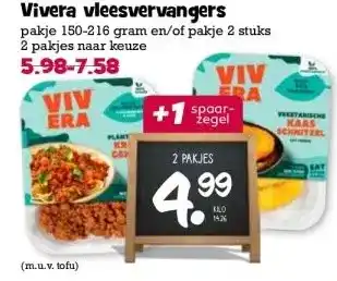 Boon`s Markt Vivera vleesvervangers aanbieding