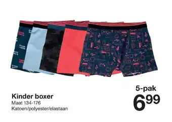 Zeeman Kinder boxer 134-176 5-pak aanbieding