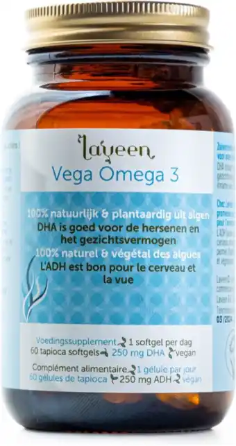 De Online Drogist Laveen Vega Omega 3 Softgels aanbieding