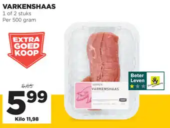 Jumbo Varkenshaas 500g aanbieding