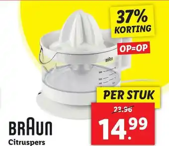 Lidl Braun Citruspers 37% Korting aanbieding