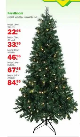 Van Cranenbroek Kerstboom Met Led-Verlichting En Degelijke Voet aanbieding