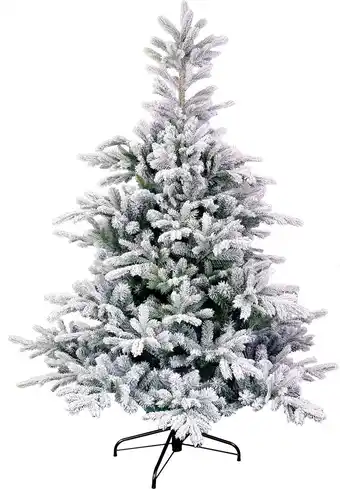 Intratuin Black Box kunstkerstboom Grand Fir besneeuwd D 132 H 185 cm aanbieding