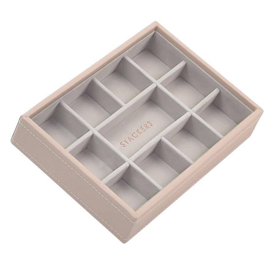 Stackers Schmuckschatulle Mini – Schwarze Aufbewahrungsbox Für Uhren & Accessoires, 12,5 X 18 X 6 Cm