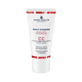 Douglas Sans Soucis CC Color Correction Cream SPF 20 for skin tending to redness aanbieding
