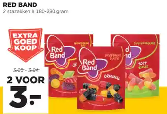 Jumbo Red Band 2*180-280g aanbieding