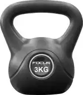 Bol.com Focus Fitness - Kettlebell - 3 KG - Cement - Gewichten aanbieding