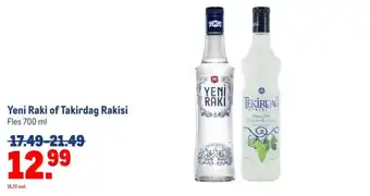Makro Yeni Raki of Takirdag Rakisi aanbieding