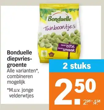 Albert Heijn Bonduelle Diepvriesgroente aanbieding