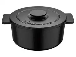Lidl Masterpro Gietijzeren pan met deksel Ø 21 cm aanbieding