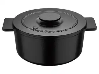 Lidl Masterpro Gietijzeren pan met deksel Ø 21 cm aanbieding
