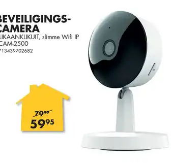 Bouwhof BEVEILIGINGS- CAMERA KLIKAANKLIKUIT, slimme Wifi IP PCAM-2500 aanbieding