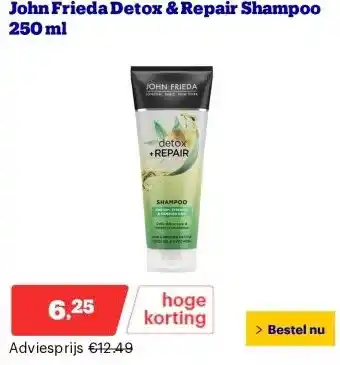 Bol.com John Frieda Detox & Repair Shampoo 250 ml aanbieding