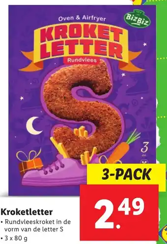 Lidl Kroketletter aanbieding