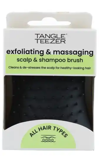 De Online Drogist Tangle Teezer Scalp Brush Zwart aanbieding