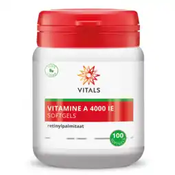 De Online Drogist Vitals Vitamine A 4000ie Softgels aanbieding