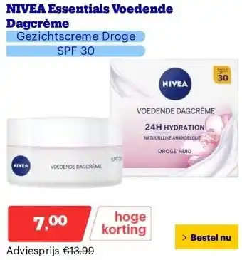 Bol.com NIVEA Essentials Voedende Dagcrème aanbieding