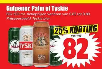 Dirk Gulpener, Palm Of Tyskie 25% Korting aanbieding