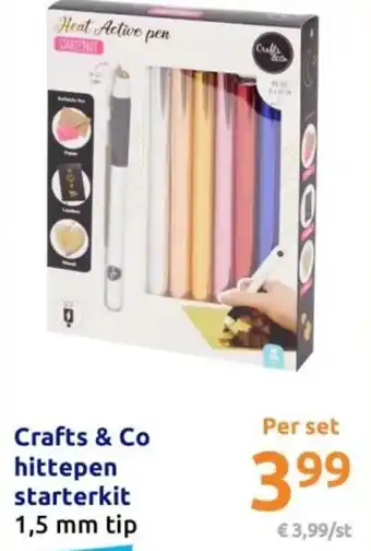 Action Crafts & Co hittepen starterkit aanbieding