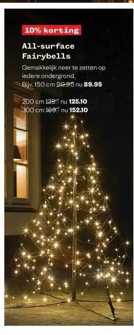 Welkoop All-Surface Fairybells 200cm 10% Korting aanbieding