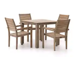 Kees Smit ROUGH-S dining tuinset 90cm 5-delig stapelbaar aanbieding