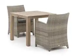 Kees Smit Forza Barolo/ROUGH-S 90cm dining tuinset 3-delig aanbieding