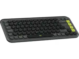MediaMarkt Logitech Pop Icon Keys Draadloos Toetsenbord Zwart aanbieding