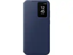 MediaMarkt Samsung Smart View Wallet Case Telefoonhoesje Voor Samsung S24 Fe Blauw aanbieding