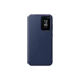 MediaMarkt Samsung Smart View Wallet Case Telefoonhoesje Voor Samsung S24 Fe Blauw aanbieding