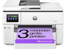 MediaMarkt HP Officejet Pro 9730e - Instant Ink Printen Kopiëren En Scannen Inkt All-in-one-printer Grijs aanbieding