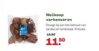 Welkoop Welkoop Varkensoren aanbieding