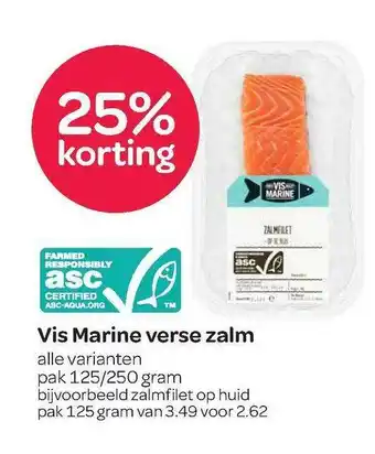 Spar Vis Marine Verse Zalm 25% Korting aanbieding