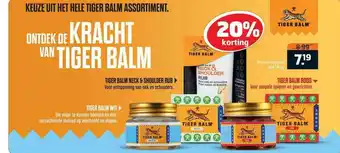 Trekpleister Tiger Balm Neck & Shoulder Rub 20% Korting aanbieding