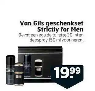 Trekpleister Van Gils Geschenkset Strictly For Men aanbieding