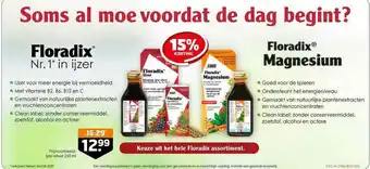 Trekpleister Floradix Assortiment 15% Korting aanbieding