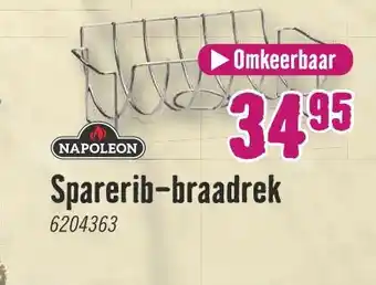 Hornbach Napoleon Sparerib-braadrek aanbieding