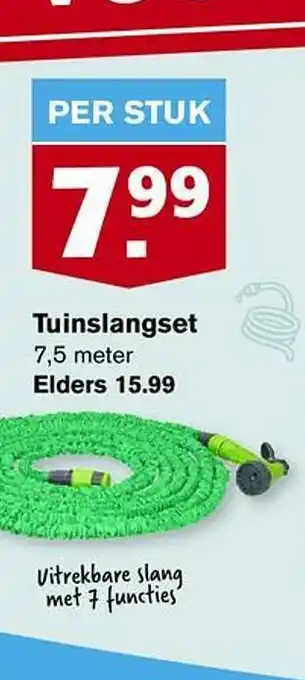 Hoogvliet Tuinslangset aanbieding