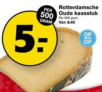 Hoogvliet Rotterdamsche Oude kaasstuk aanbieding