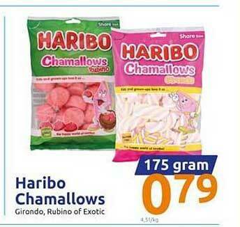 Haribo Chamallows Girondo, Rubino Of Exotic aanbieding bij Action