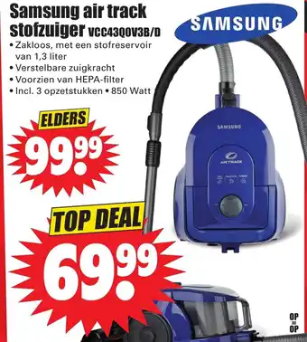 Dirk Samsung air track stofzuiger VCC43Q0V3B/D aanbieding