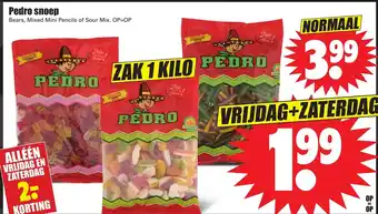 Dirk Pedro snoep aanbieding