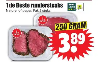 Dirk 1 de Beste rundersteaks 250g aanbieding