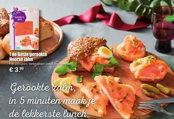 Dirk 1 de Beste gerookte Noorse zalm 200g aanbieding