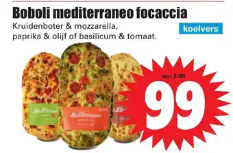 Dirk Boboli mediterraneo focaccia aanbieding