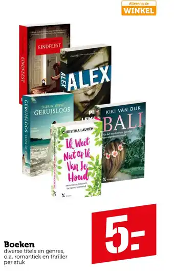 Coop Boeken aanbieding