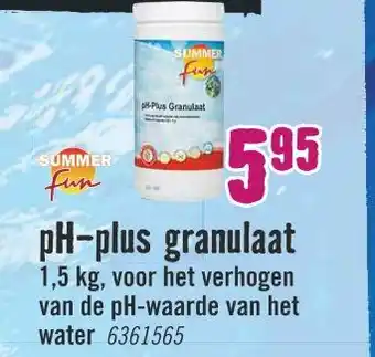 Hornbach Summer Fun pH-plus granulaat aanbieding