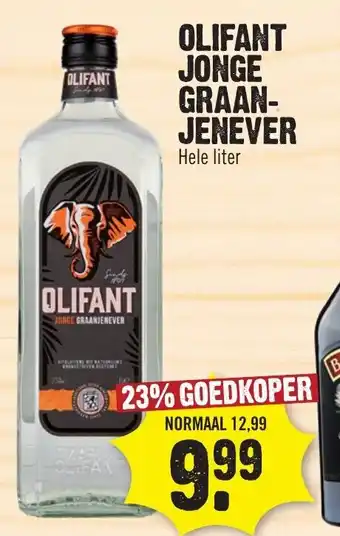 Dirk Olifant Jonge Graan-Jenever aanbieding