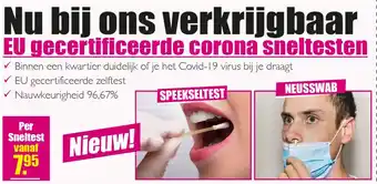 Gezond & Wel Sneltest aanbieding