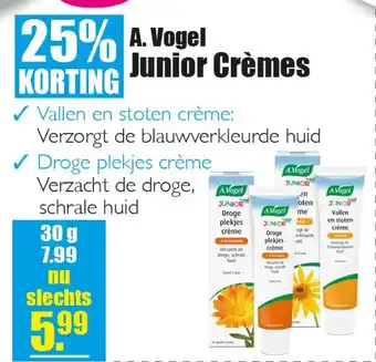 Gezond & Wel A. Vogel Junior Crèmes aanbieding